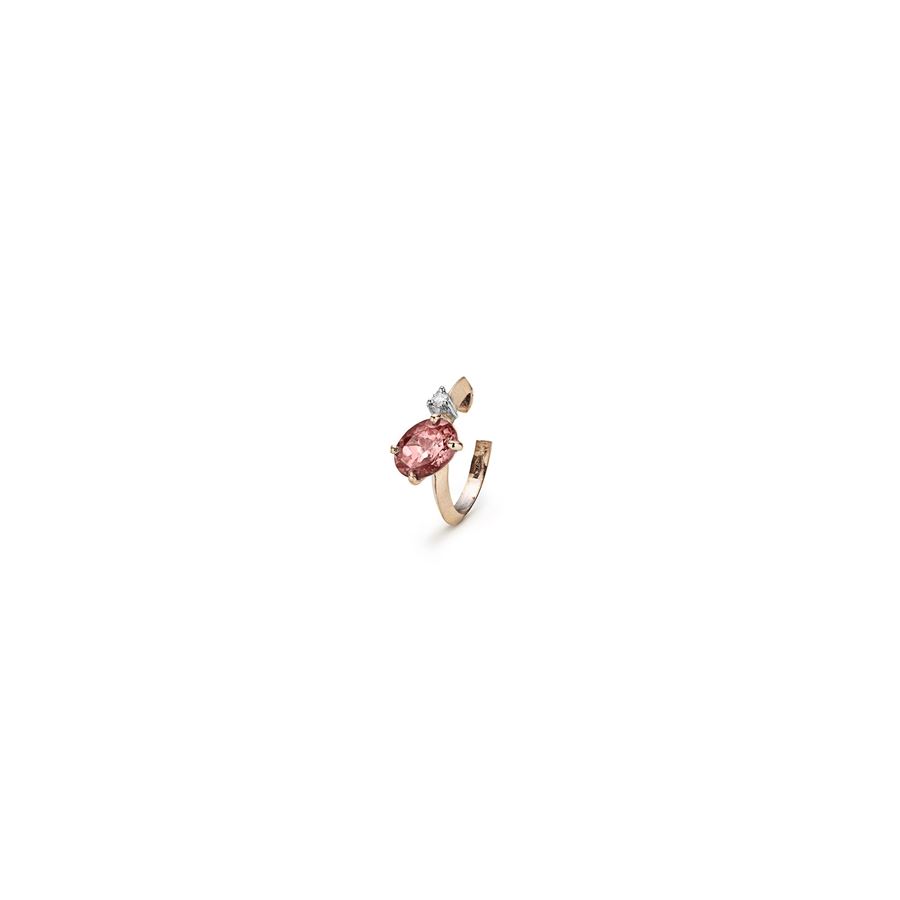 Tourmaline 'Balance' cuff earring BALANCE | OR1 MONO TORMRC CT 0,02